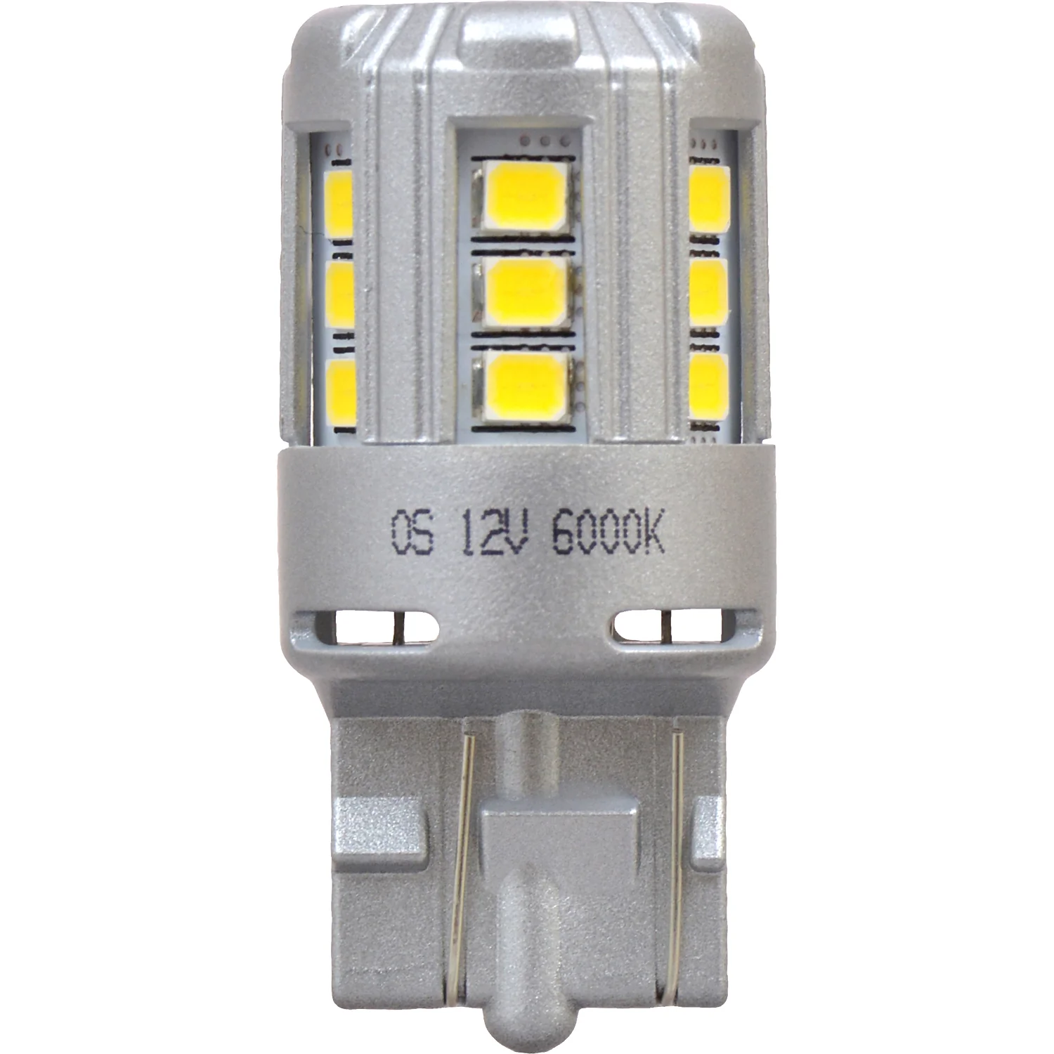 2-PK SYLVANIA 7444 T20 White LED Automotive Bulb - Image 2
