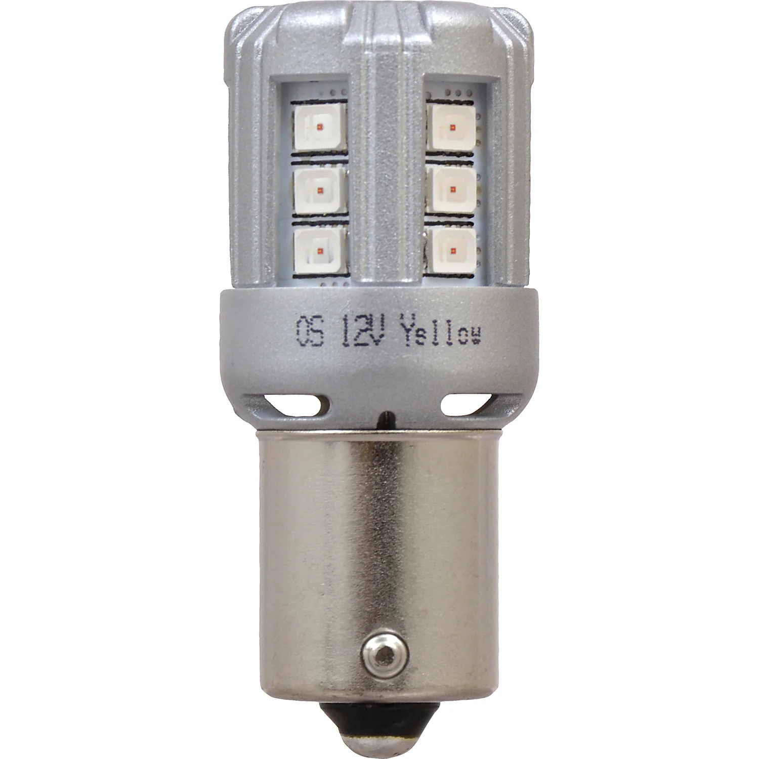 2-PK SYLVANIA 7506 Amber LED Automotive Bulb - fits 1156 and 1141 - Image 2