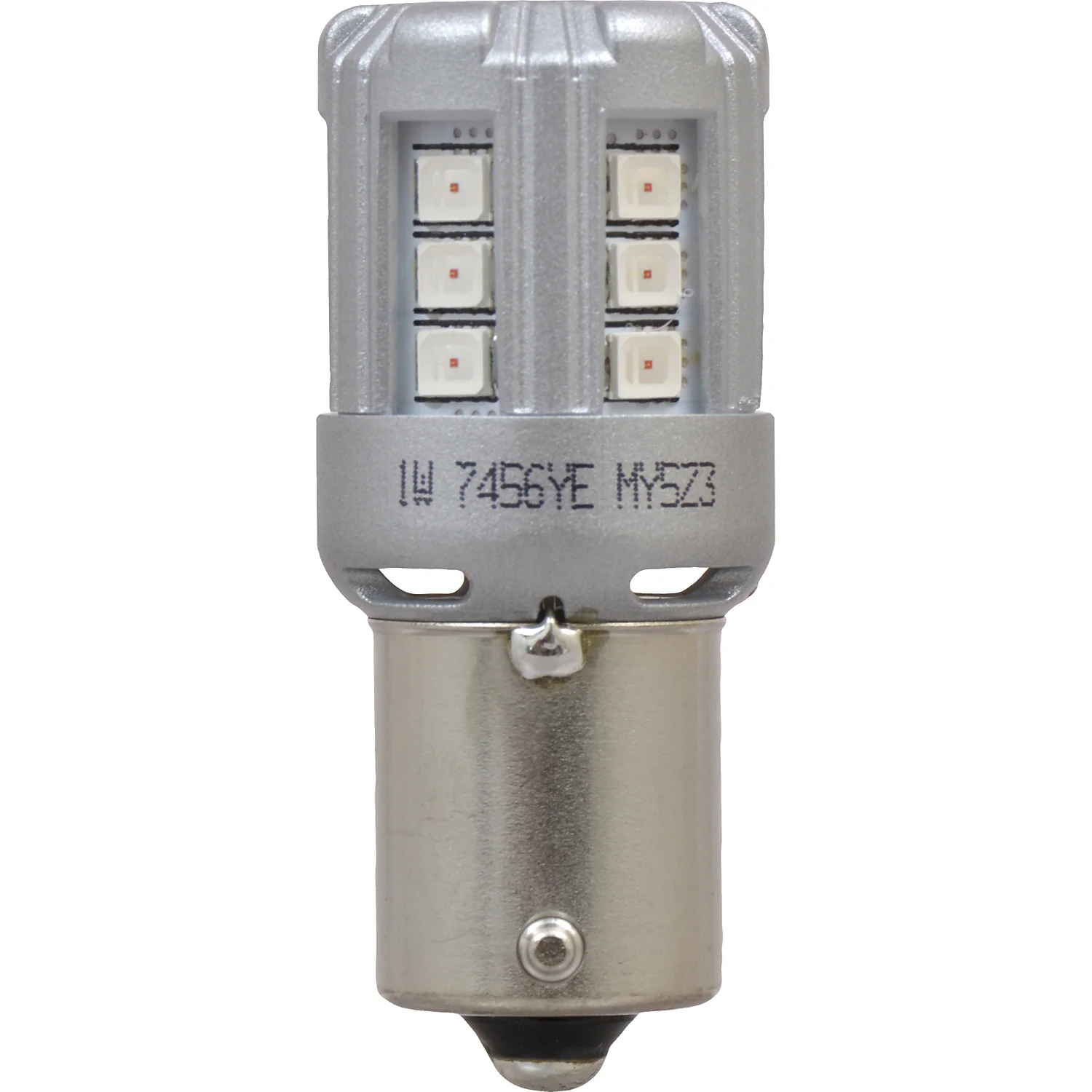 2-PK SYLVANIA 7506 Amber LED Automotive Bulb - fits 1156 and 1141 - Image 5