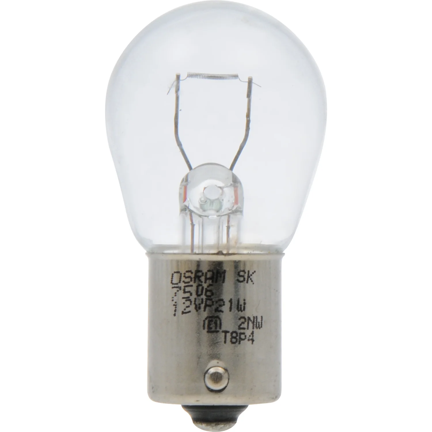 2-PK SYLVANIA 7506 Standard Automotive Light Bulb - Image 2