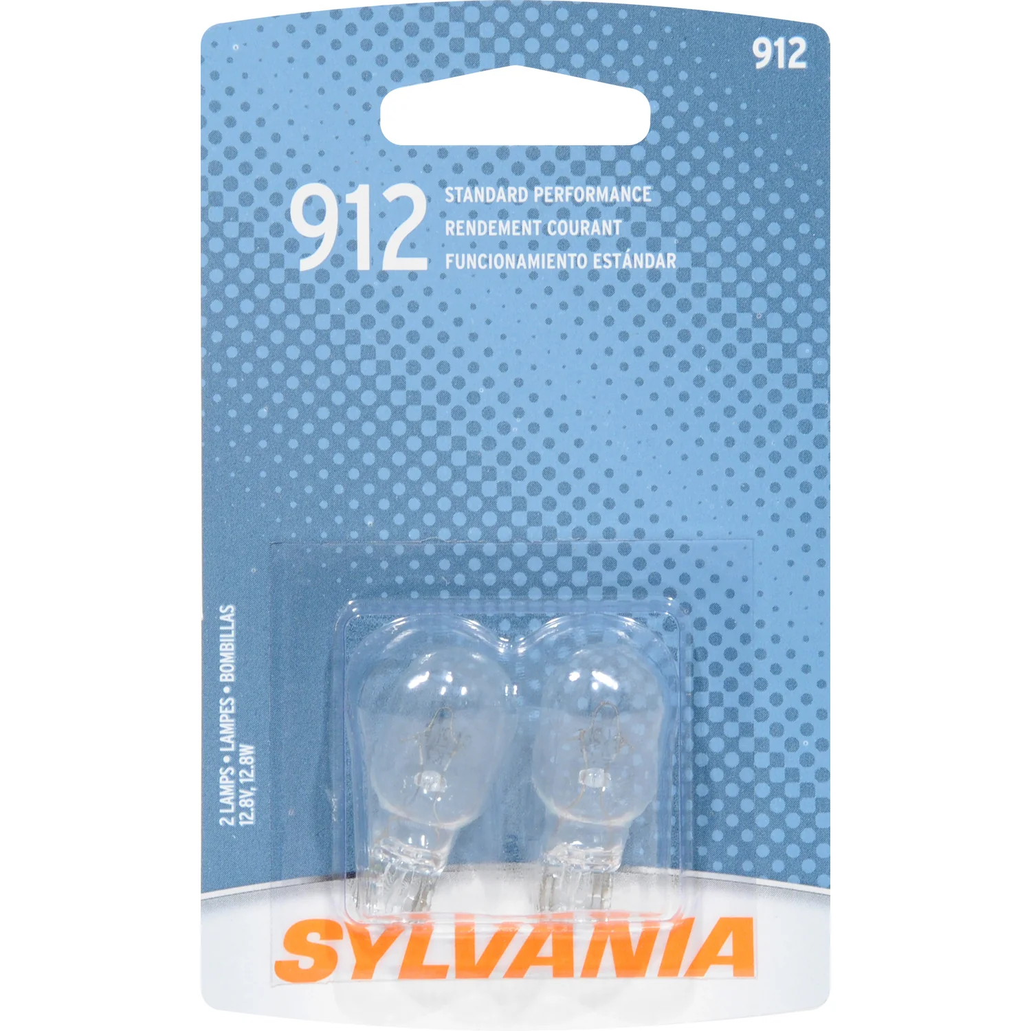2-PK SYLVANIA 912 Standard Automotive Light Bulb