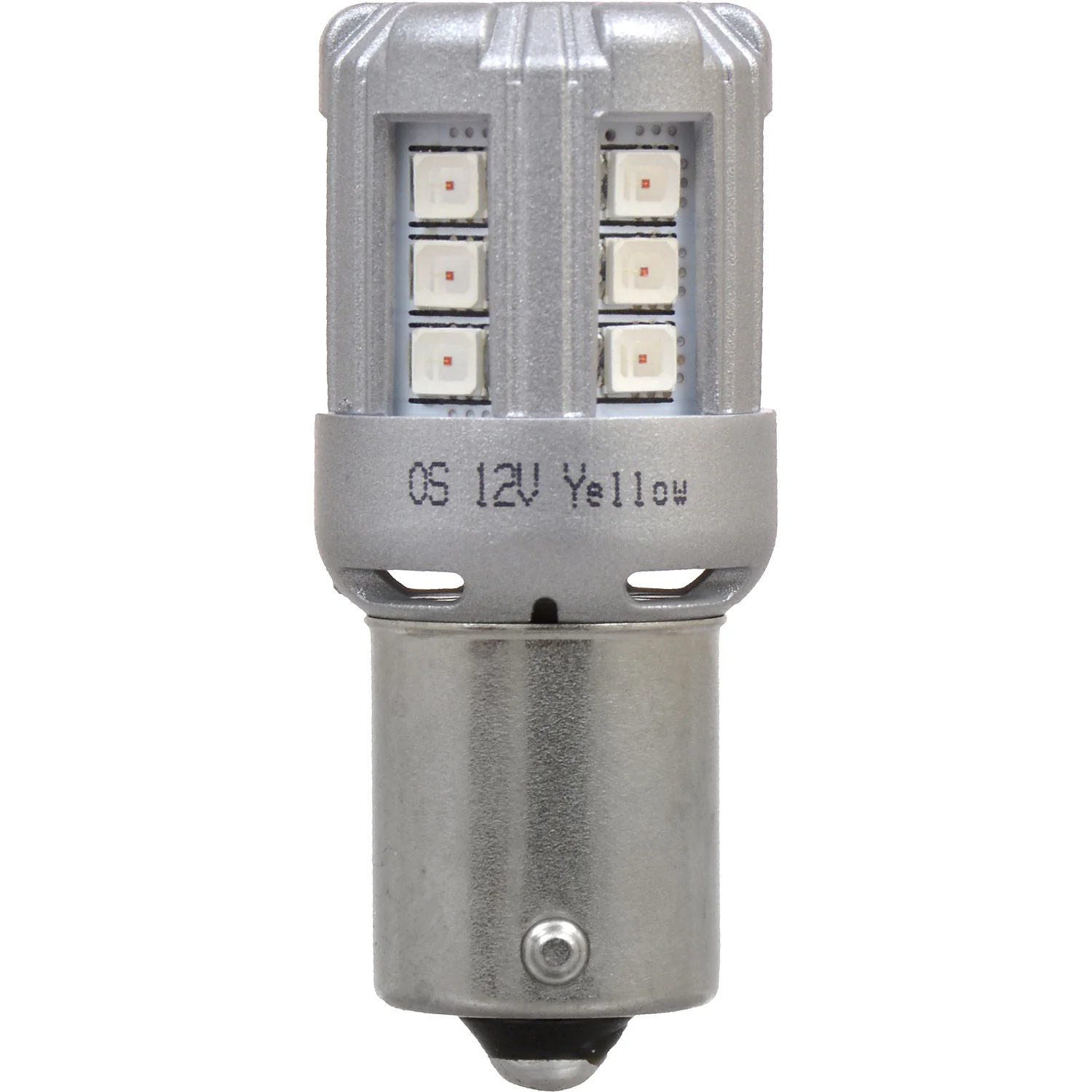 2-PK SYLVANIA LED 1156 Amber Automotive Bulb - also fits 7506 & 1141 - Image 2