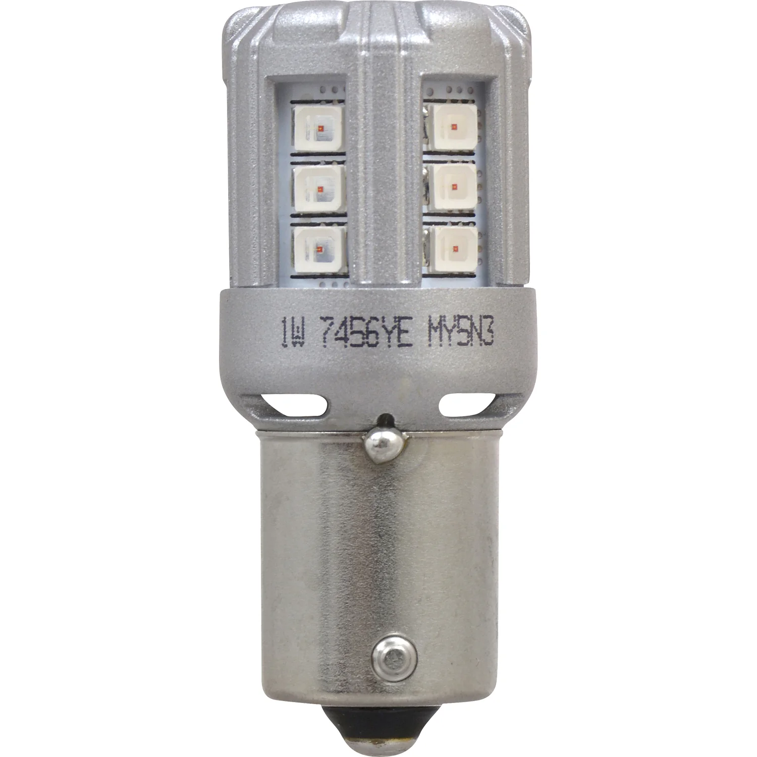 2-PK SYLVANIA LED 1156 Amber Automotive Bulb - also fits 7506 & 1141 - Image 5