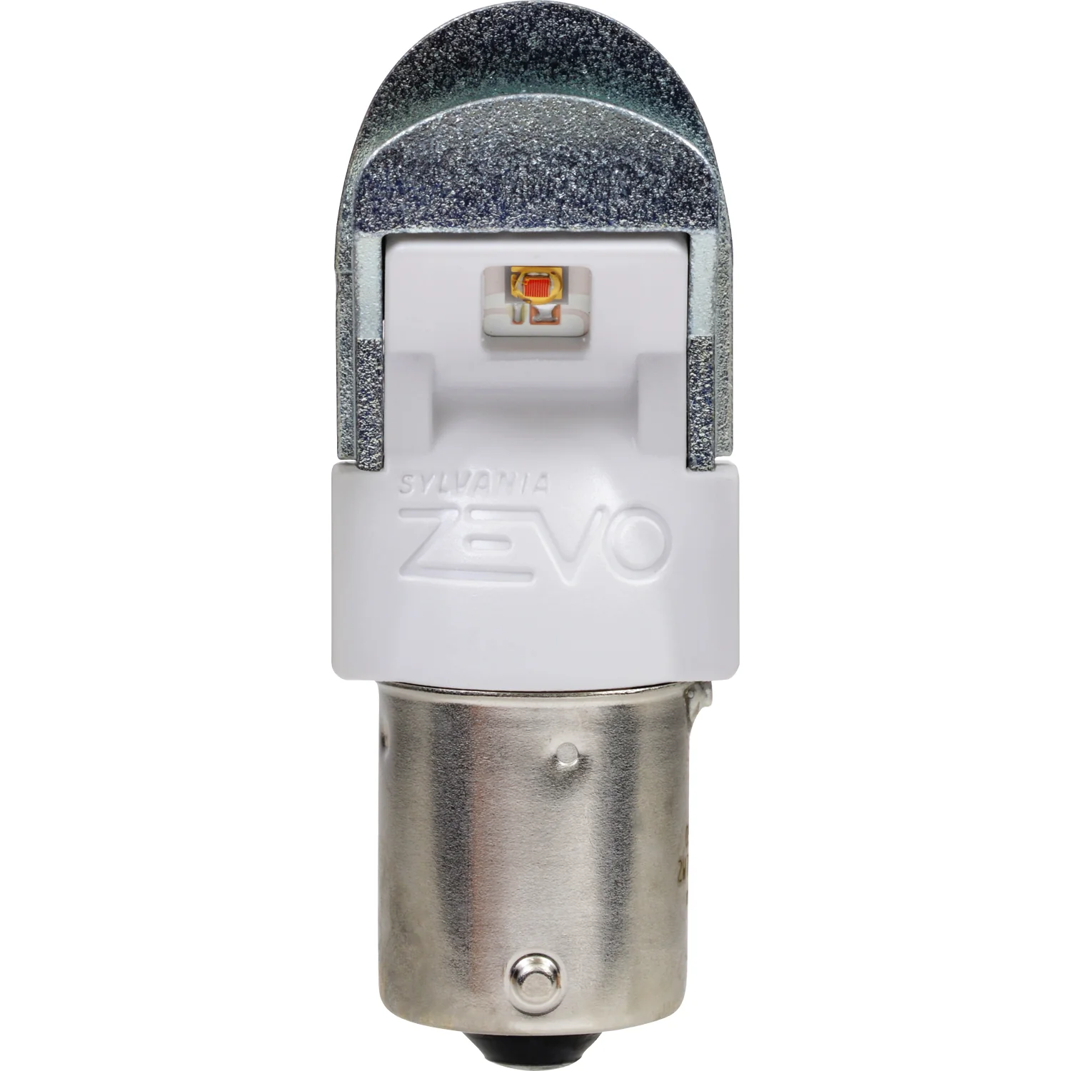 2-PK SYLVANIA ZEVO 1156 Amber LED Automotive Bulb - Image 2