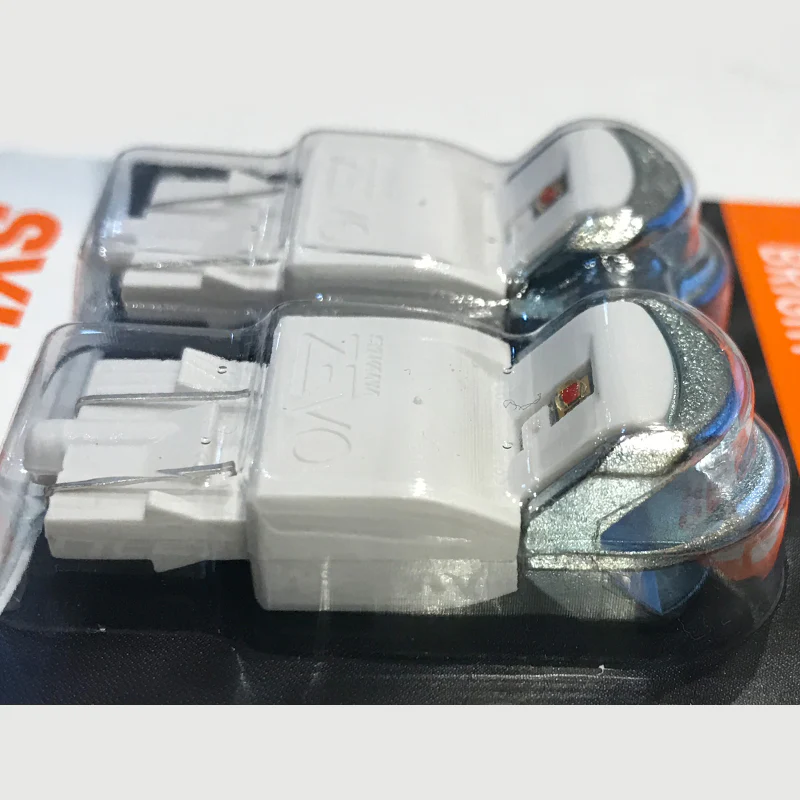 2-PK SYLVANIA ZEVO 7443 T20 Amber LED Automotive Bulb - Image 2