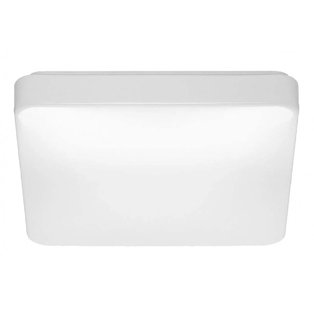 20.5w 14-in CCT Selectable Square Acrylic with Sensor LED Flush Mounted Fixture