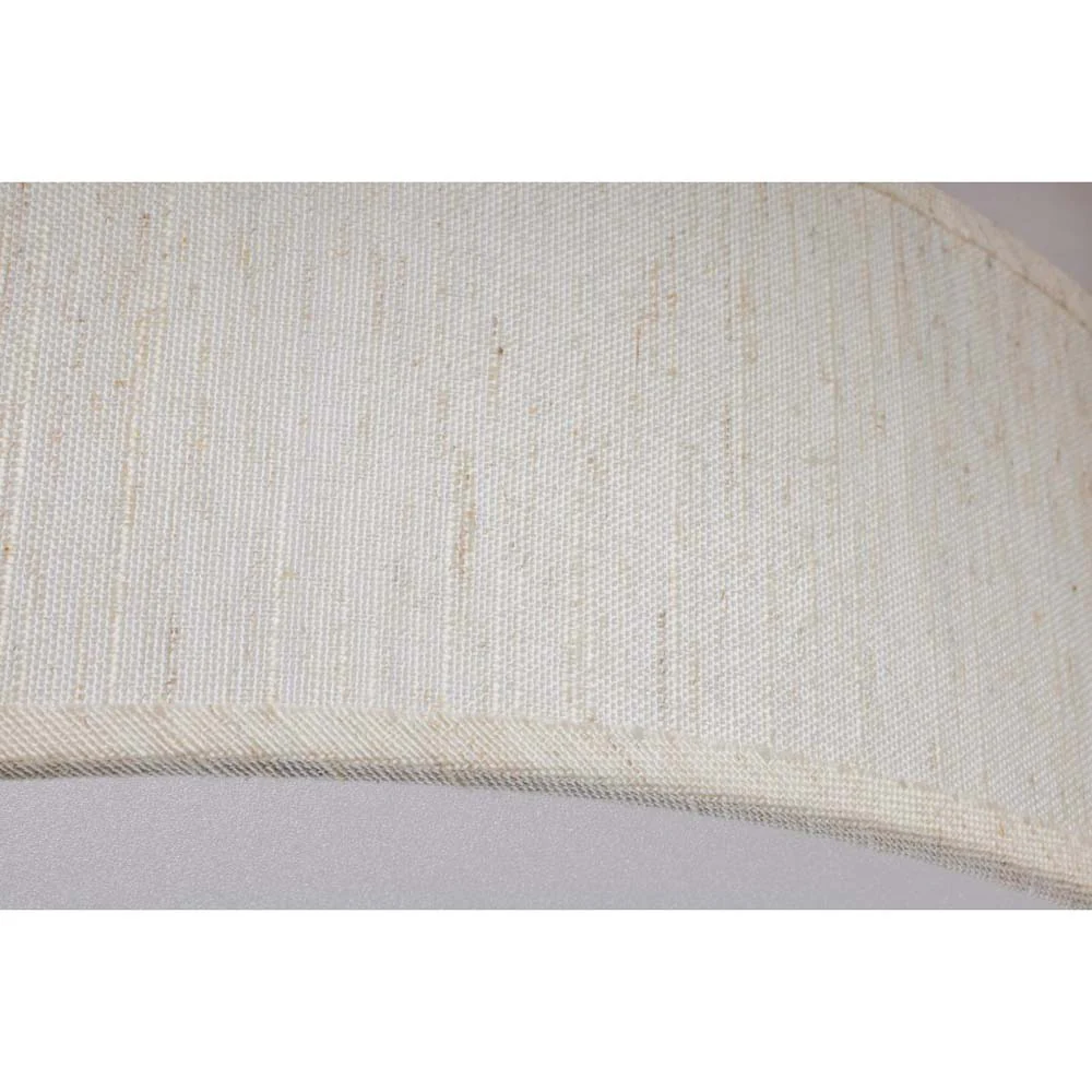 20w 15-in Tunable Beige Fabric Drum LED Decor Flush Mount Acrylic Diffuser - Image 8