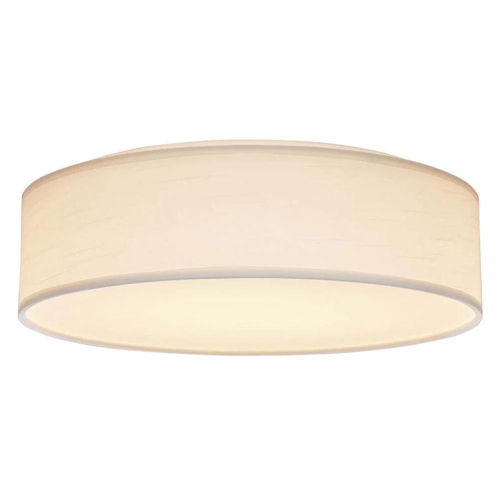 20w 15-in Tunable White Fabric Drum LED Decor Flush Mount Acrylic Diffuser - Image 2