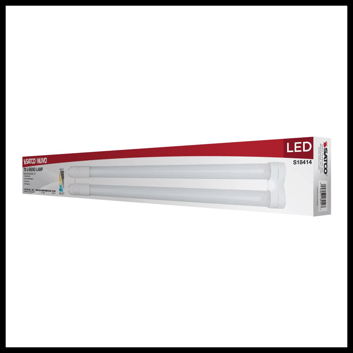 22-in T8 U-Bend LED Wattage and CCT Selectable 120-277v Tube - Image 5