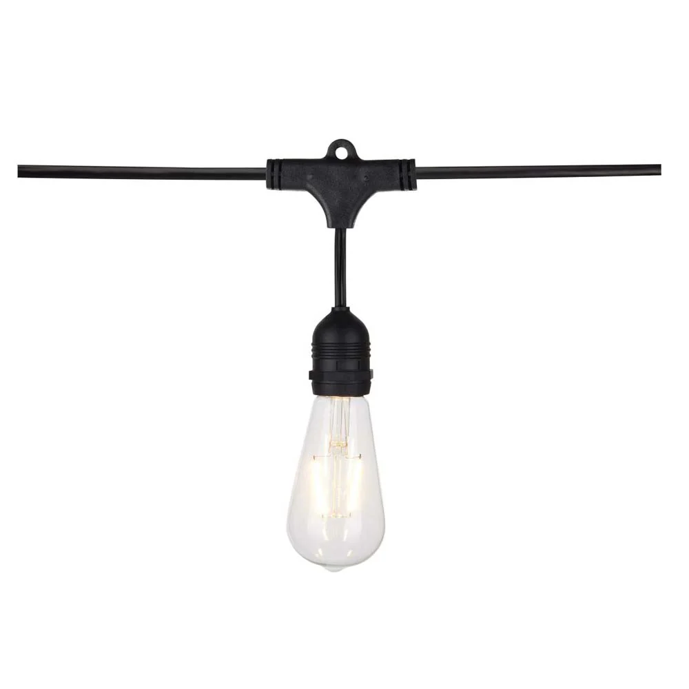 24-ft 24w 120v LED String Light -  Include 12 Vintage ST19 bulbs - Image 3