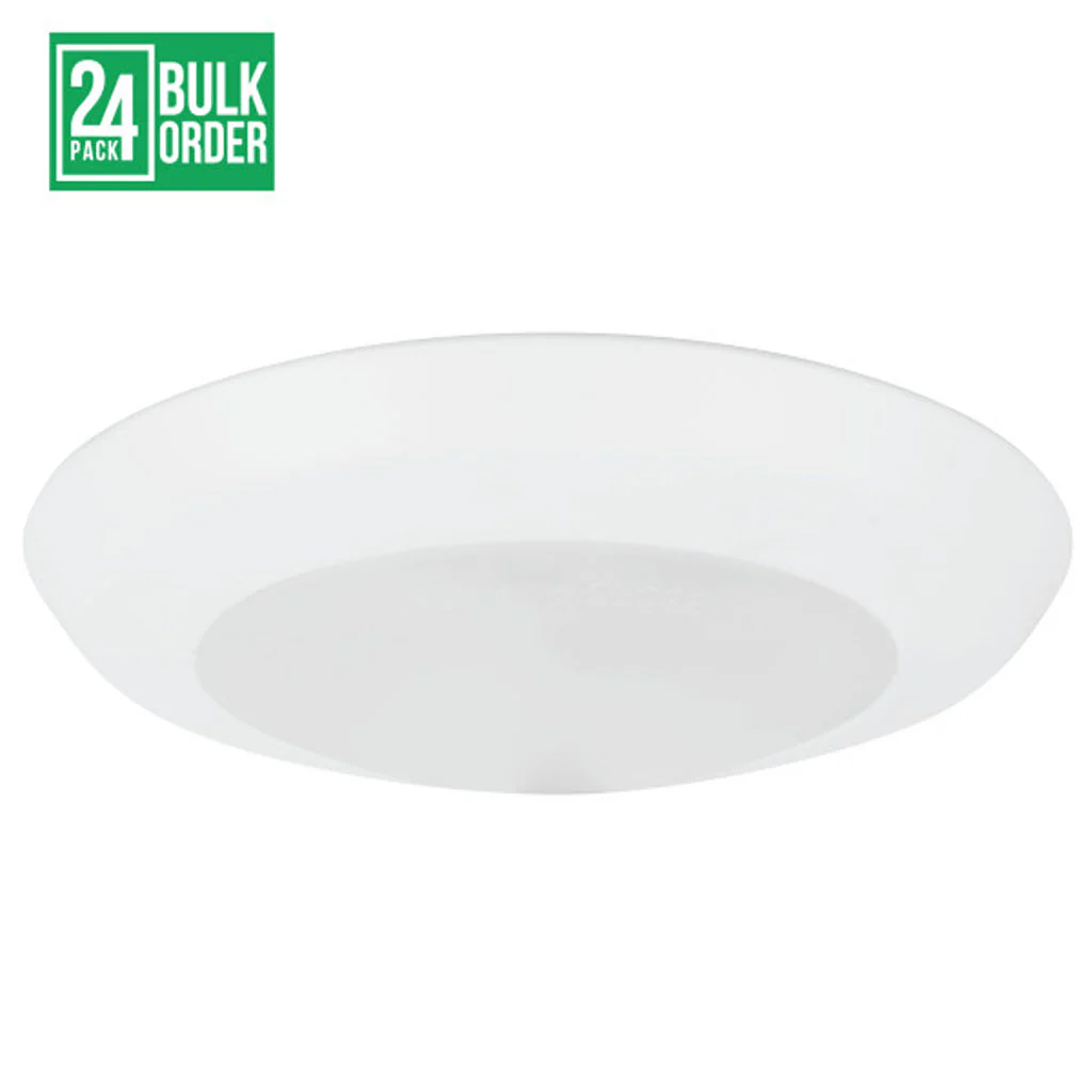 24Pk - Nicor RCD 4-in Low Profile Selectable Surface Mount LED Downlight - Image 2