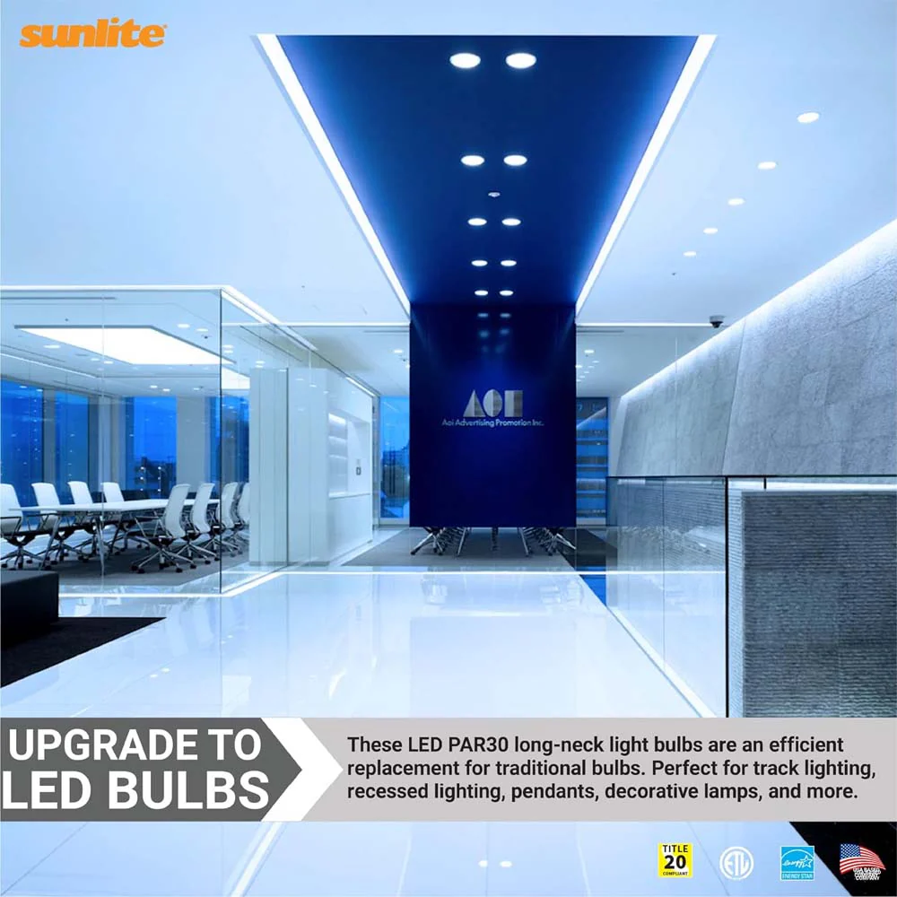 24Pk - Sunlite 9w LED PAR30 Reflector Floodlight 5000K Bulb - 75W Equiv - Image 4