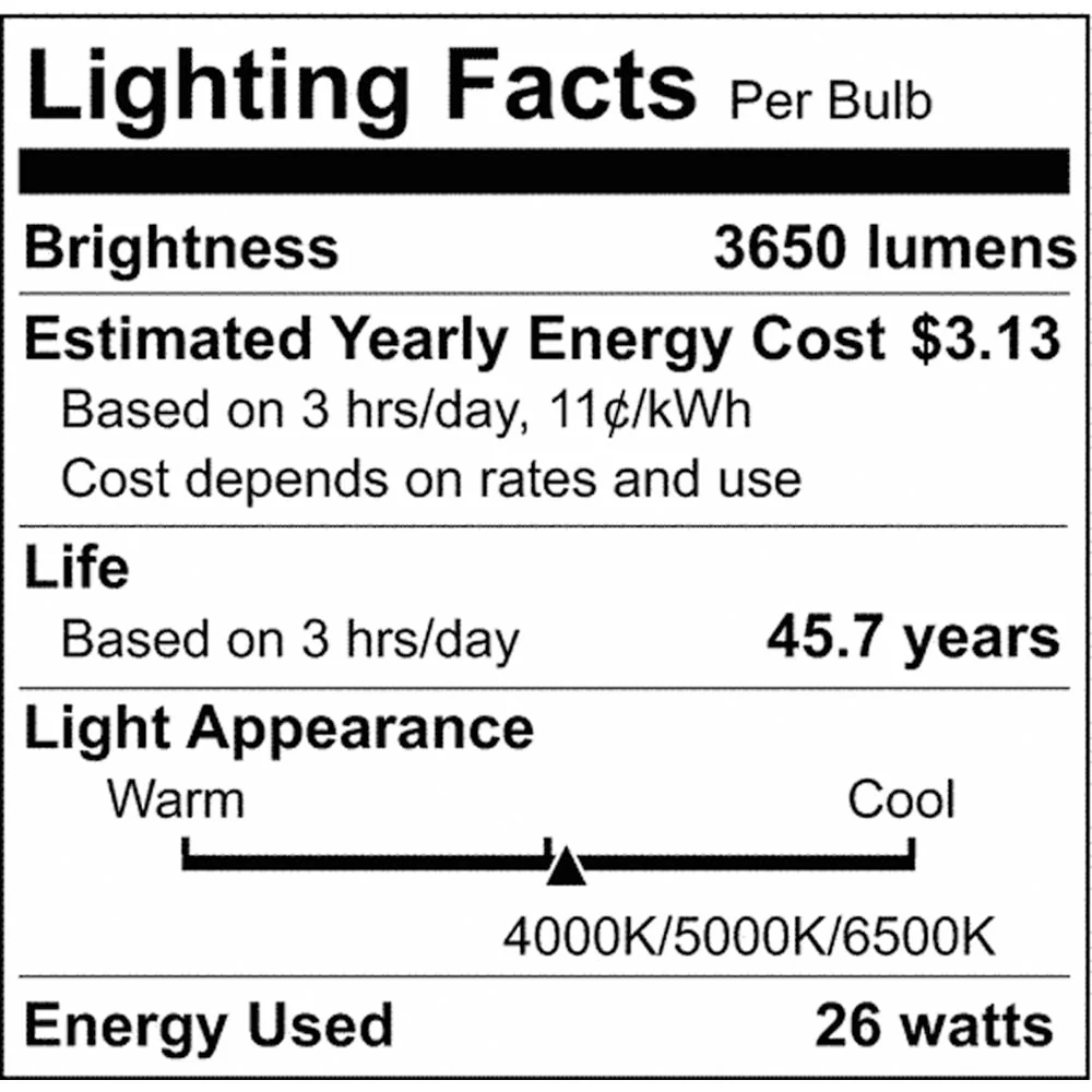 25Pk - 26W T8 LED CCT Selectable Type B Ballast Bypass LED Tube - Image 7