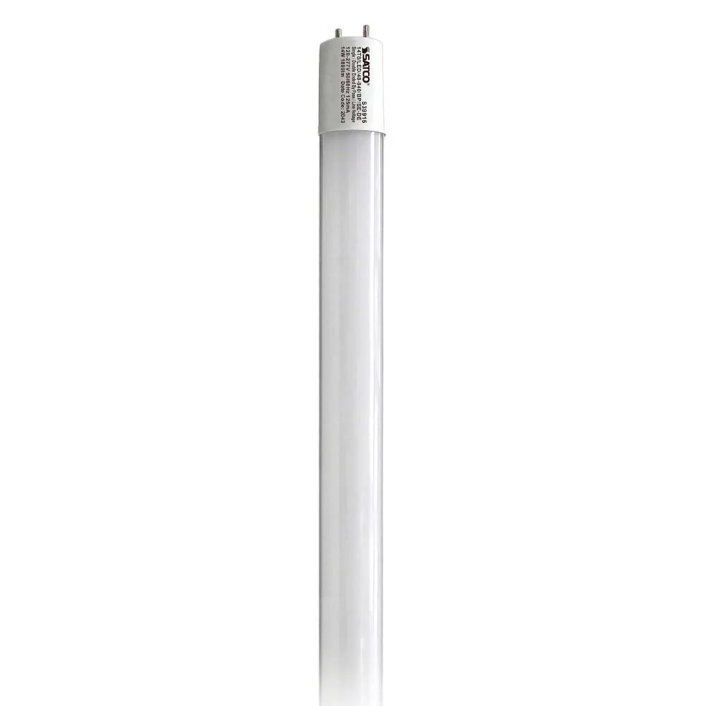 25Pk - Satco 14W 48-in T8 LED Tube 4000K 1800LM G13 Base Ballast Bypass - Image 2