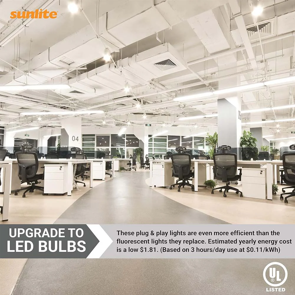 25Pk - Sunlite 10w 2-FT LED T8 Glass Tube Bulb CCT Tunable G13 Base 120-277V - Image 4