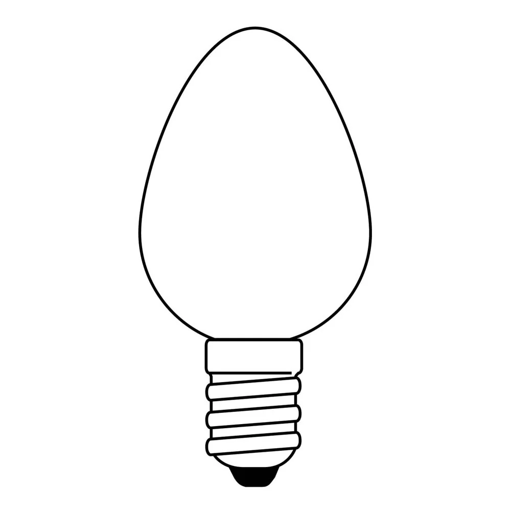 25Pk - Sunlite 10w C7 120v E12 Candelabra Base Clear Incandescent Salt Bulb - Image 3