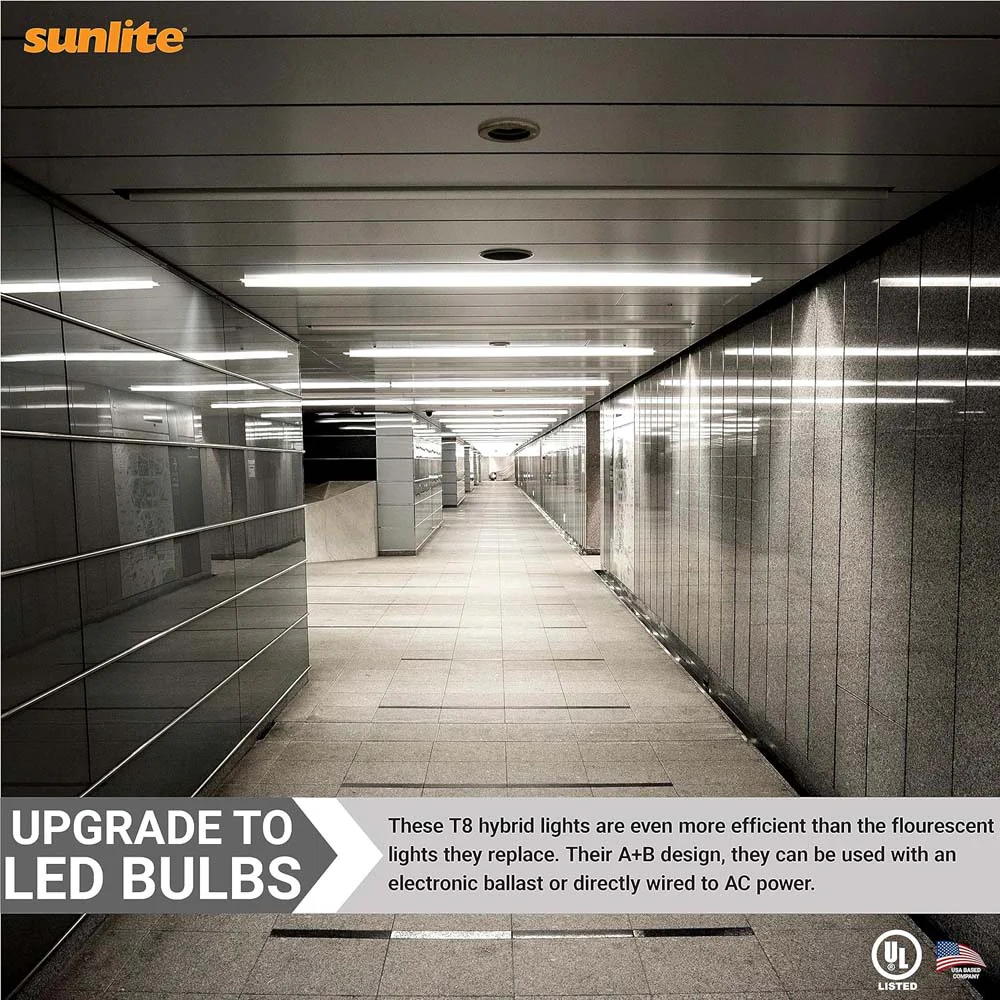 25Pk - Sunlite 12w 3-FT LED T8 Glass Tube Bulb CCT Tunable G13 Base 120-277V - Image 4