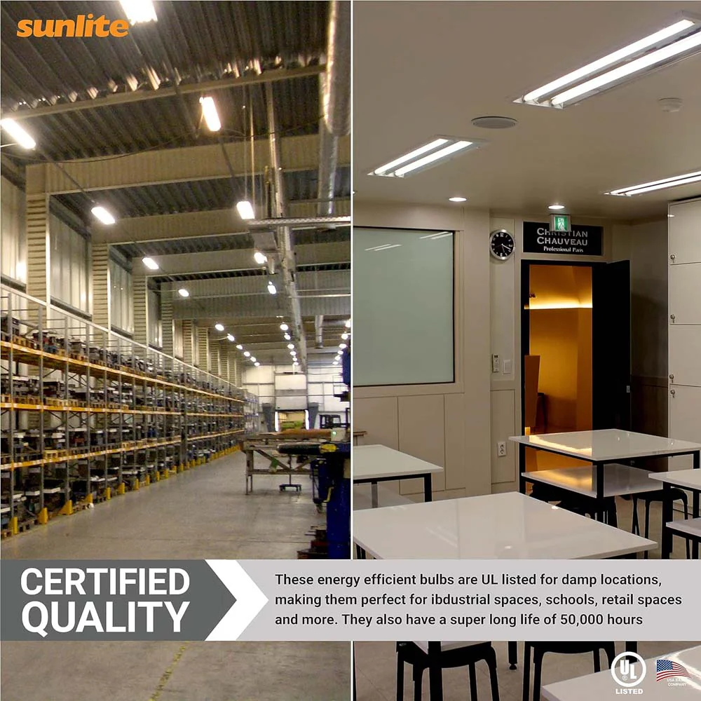 25Pk - Sunlite 12w 3-FT LED T8 Glass Tube Bulb CCT Tunable G13 Base 120-277V - Image 6