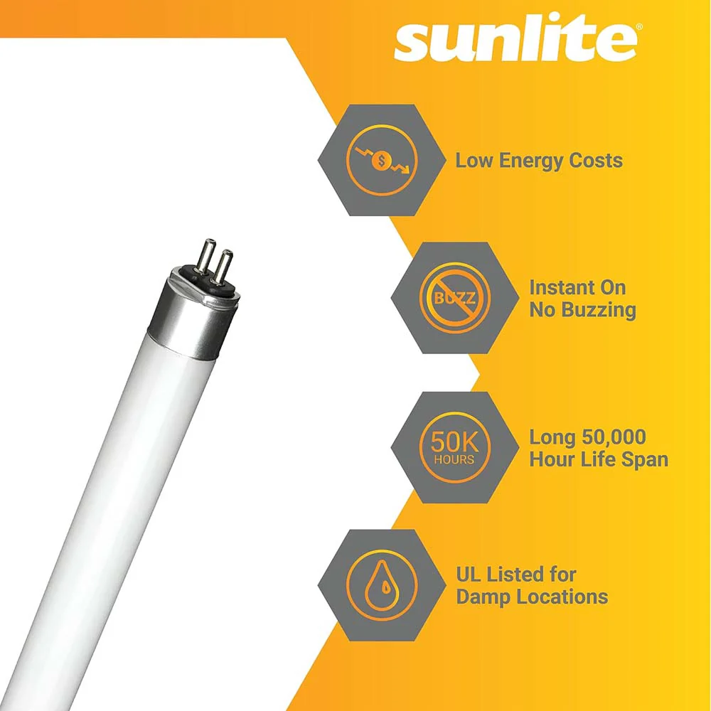 25Pk - Sunlite 13w 48-in LED T5 120-277v G5 Base 4000K Bulb - Dual Technology - Image 3
