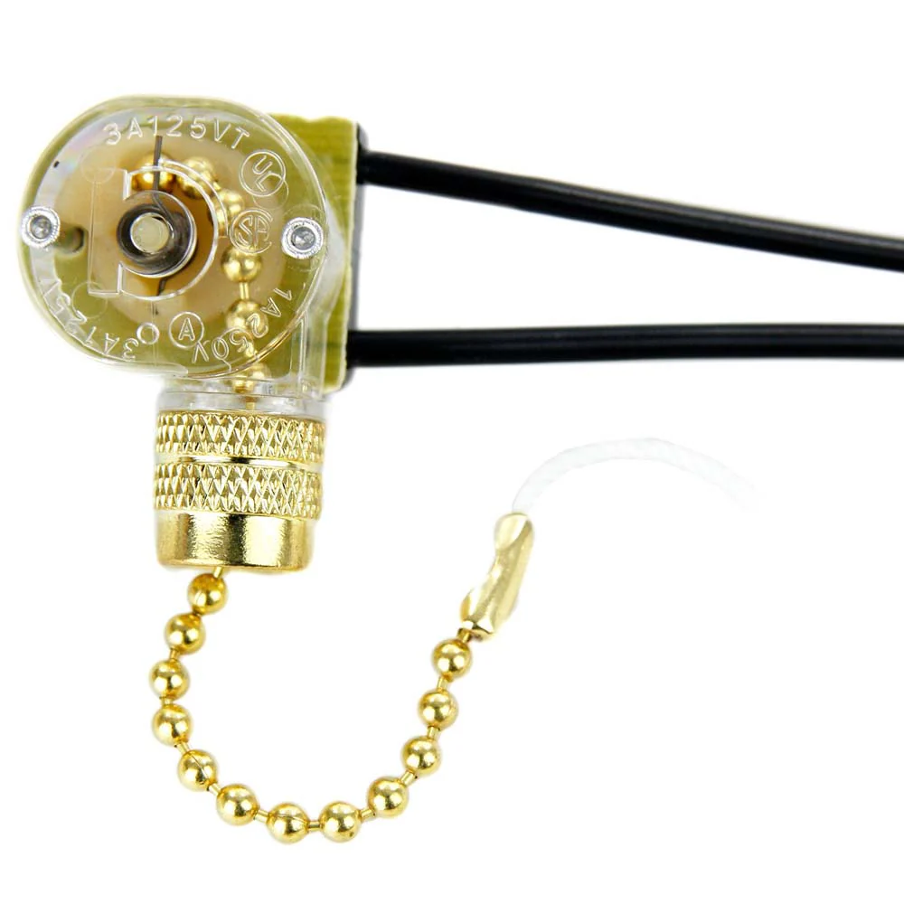 25Pk - Sunlite E191/25PK 125-250v Single Pole ON/OFF Pull Chain Switch - Image 2