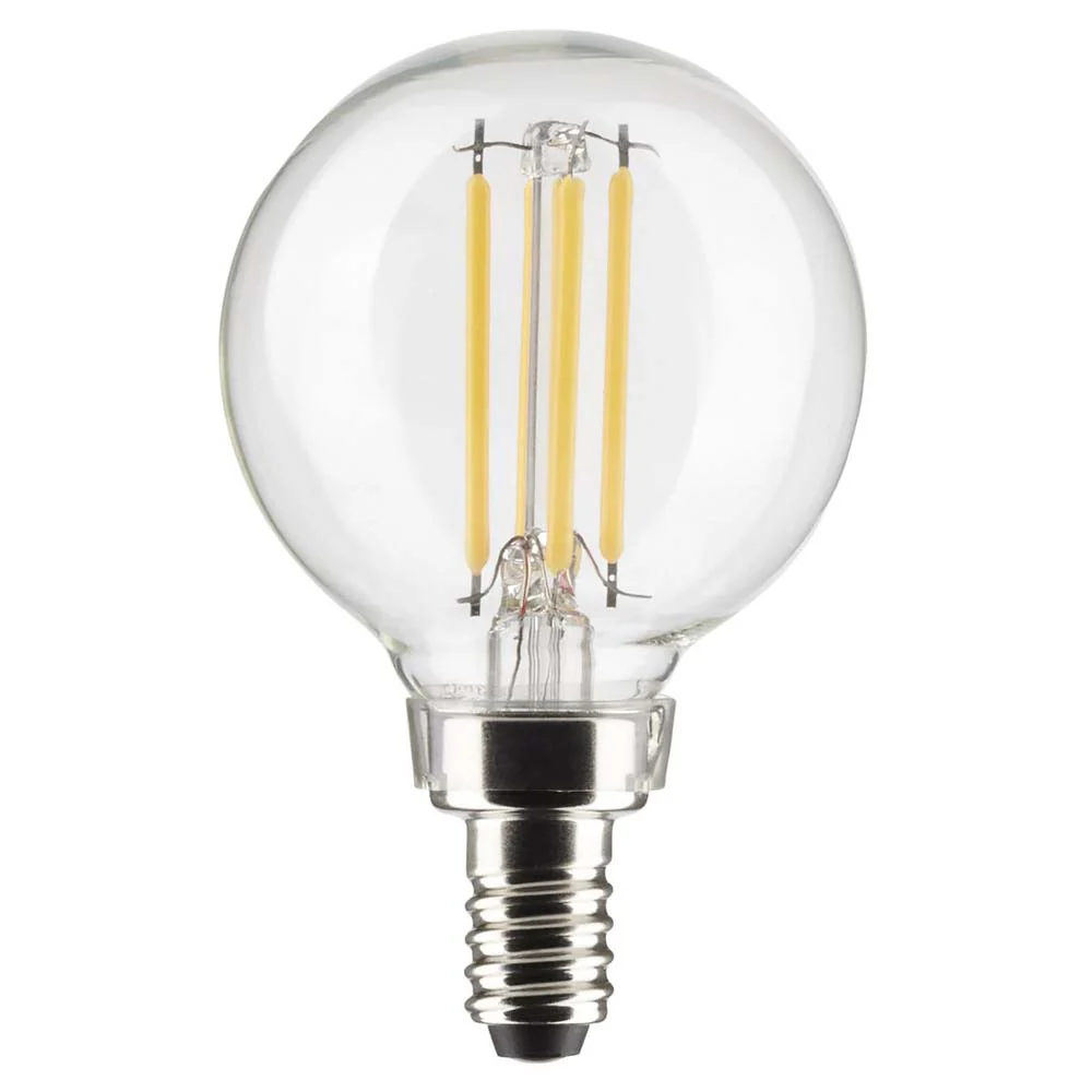 2Pk - 4W G16.5 LED Clear Candelabra Base 2700K 350 Lumens 120v