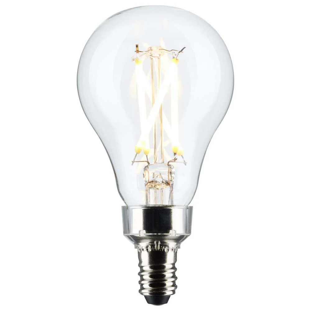 2Pk - 5.5W A15 LED Clear Candelabra Base 2700K 450 Lumens - Image 2