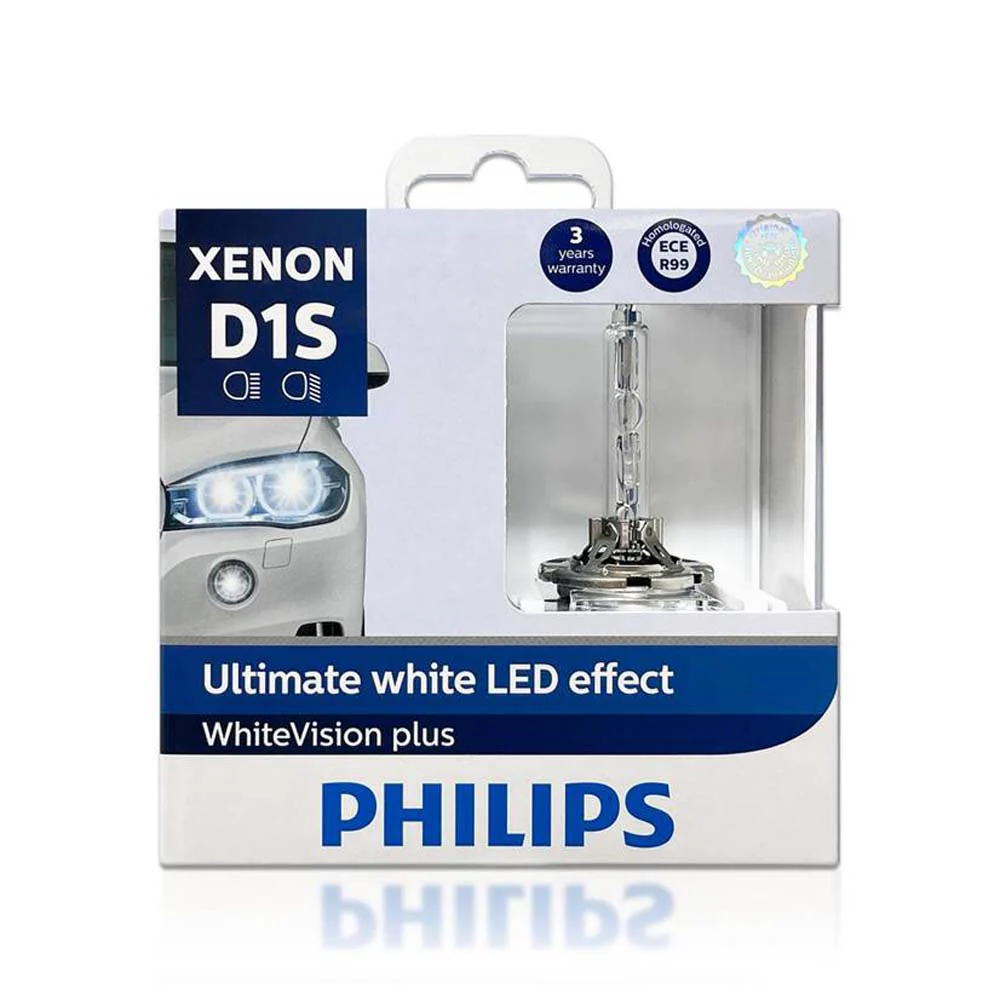 2Pk - Philips D1S WhiteVision Plus 5000K ultimate LED effect Xenon Automotive Bulb - Image 7