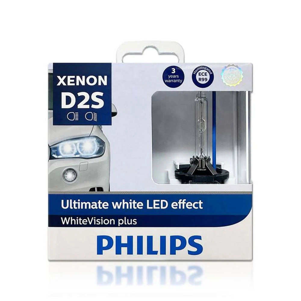 2Pk - Philips D2S WhiteVision Plus 5000K ultimate LED effect Xenon Automotive Bulb - Image 5