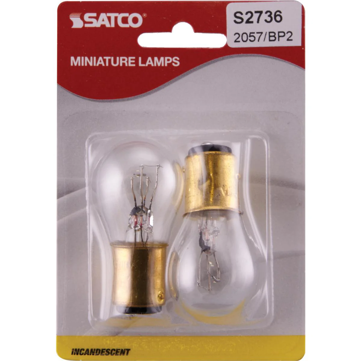 2Pk - Satco 26.88/6.72w S8 1200/5000 Double Contact Bayonet base 14v Clear Bulb - Image 4