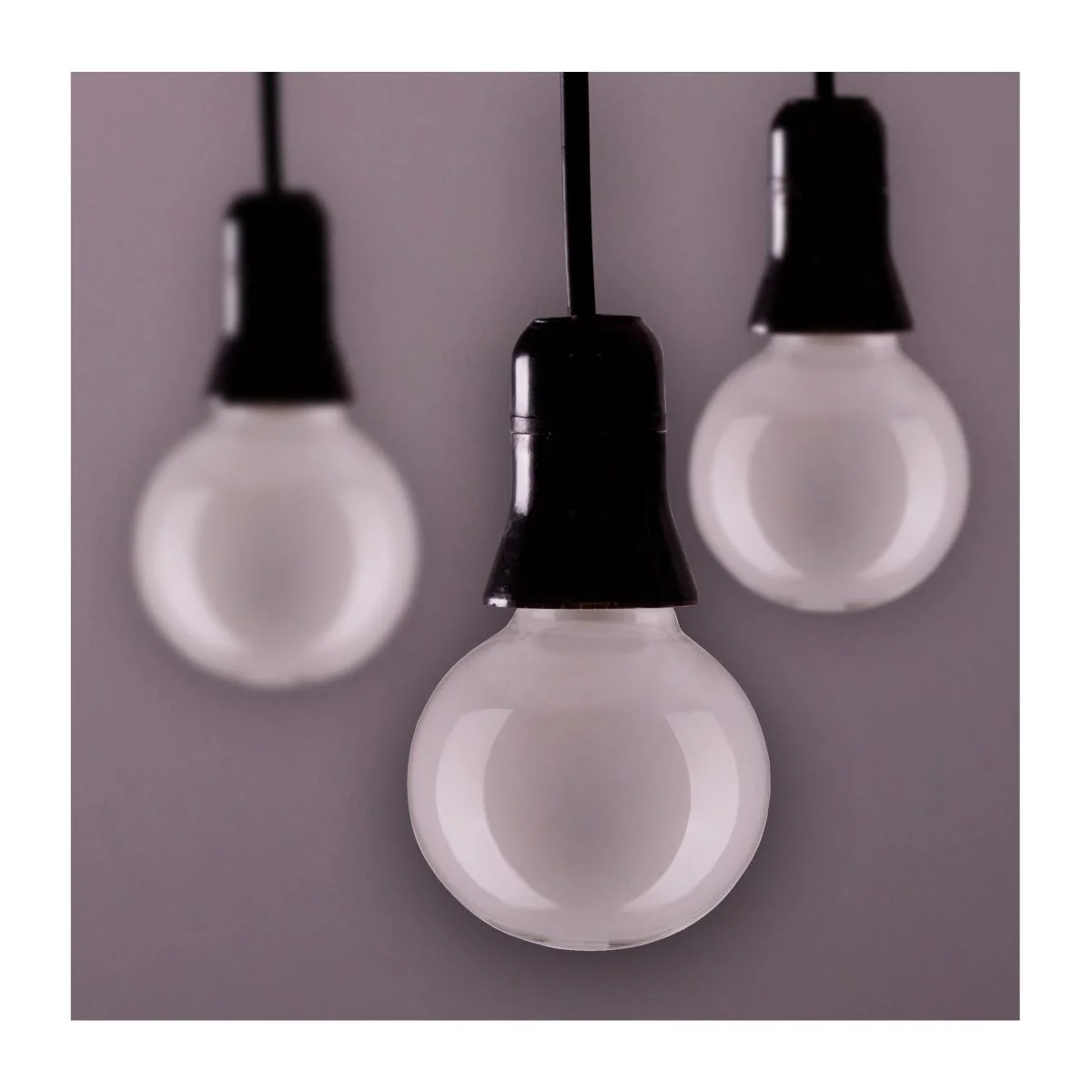 2Pk - Satco 4.5w G16.5 LED E12 Candelabra Base 5000K 120v White Finish Bulb - Image 4