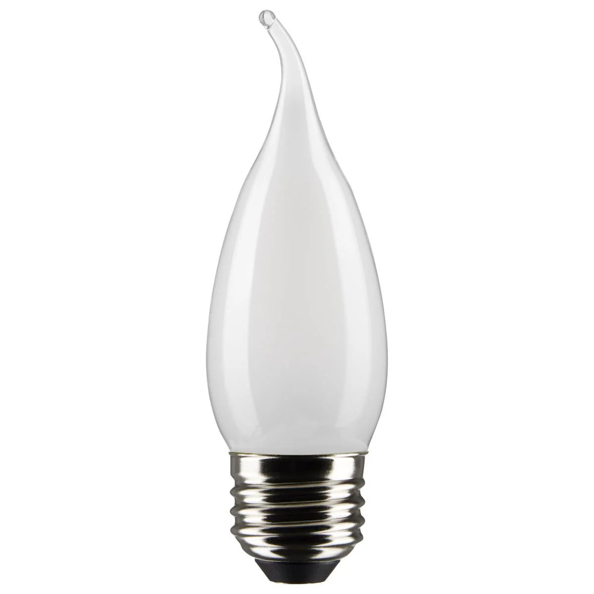 2Pk - Satco 5.5w CA10 LED E26 Medium Base 5000K 120v Frosted Finish Bulb - Image 2