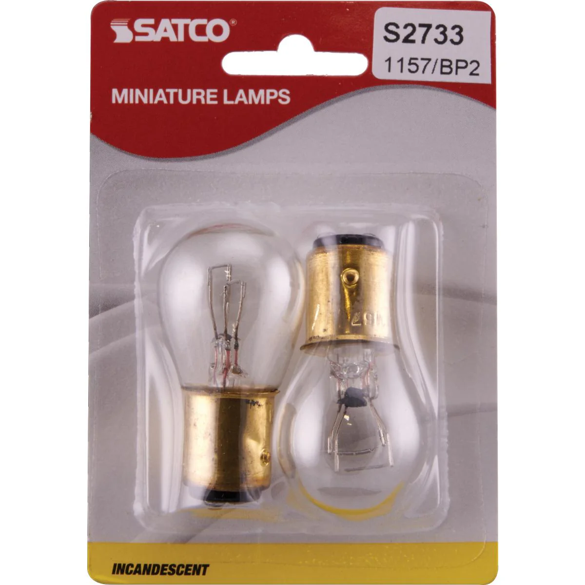 2Pk - Satco 8.26w miniature S8 1200/5000 BA15d Base 14v Clear Finish Bulb - Image 5