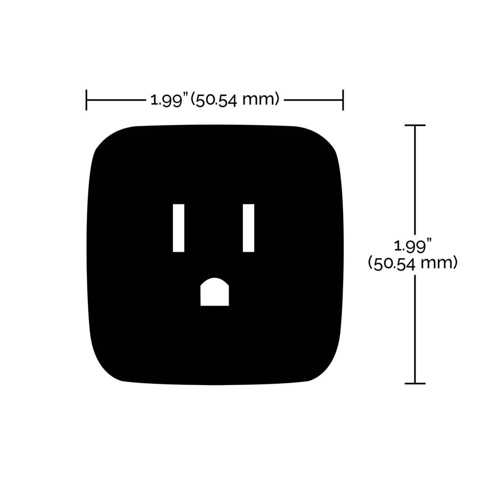2PK - Wi-Fi On-Off Plug-in Outlet - 10 Amp - Satco Starfish Smart Technology - Image 4