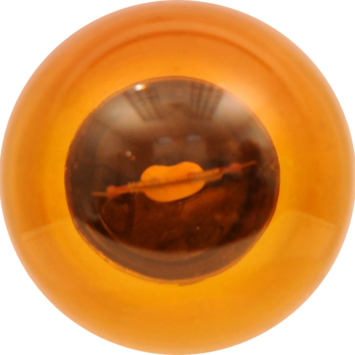 2Pk SYLVANIA 1156A 27w 12v Long Life Mini Amber Automotive Light Bulb - Image 4