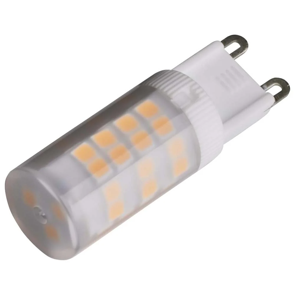 3.5W JCD LED Frosted 3000K G9 G9 Double Loop Base 120v - Image 2