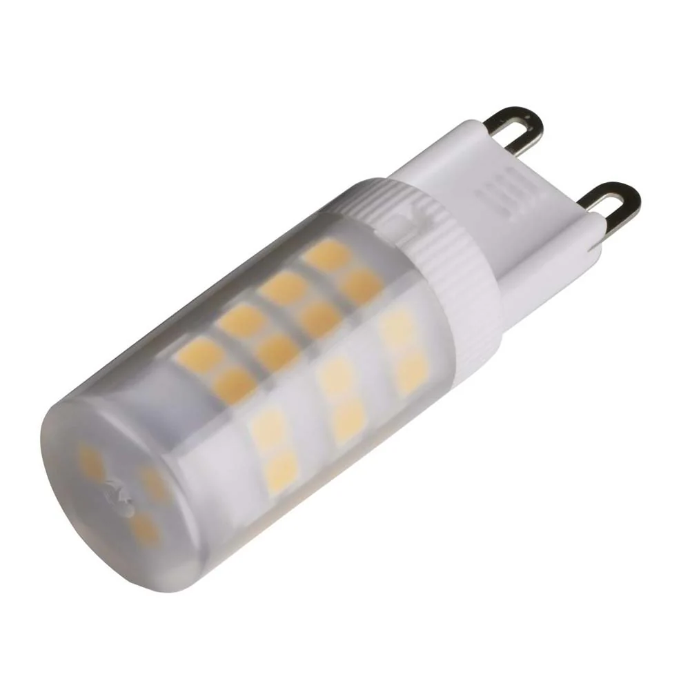 3.5W JCD LED Frosted 4000K G9 G9 Double Loop Base 120v - Image 2