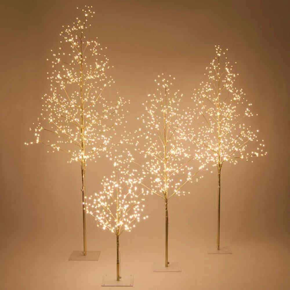 3-ft. Gold Fairy Light Tree, Warm White LED - Image 3