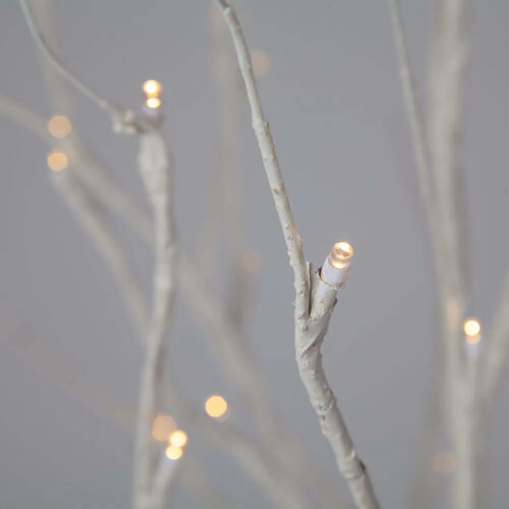 3-ft. Warm White LED Birch Tree - Image 5
