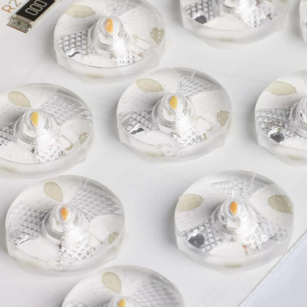 32w 19-in CCT Selectable Round White Acrylic LED Flush Mounted Fixture - Image 5