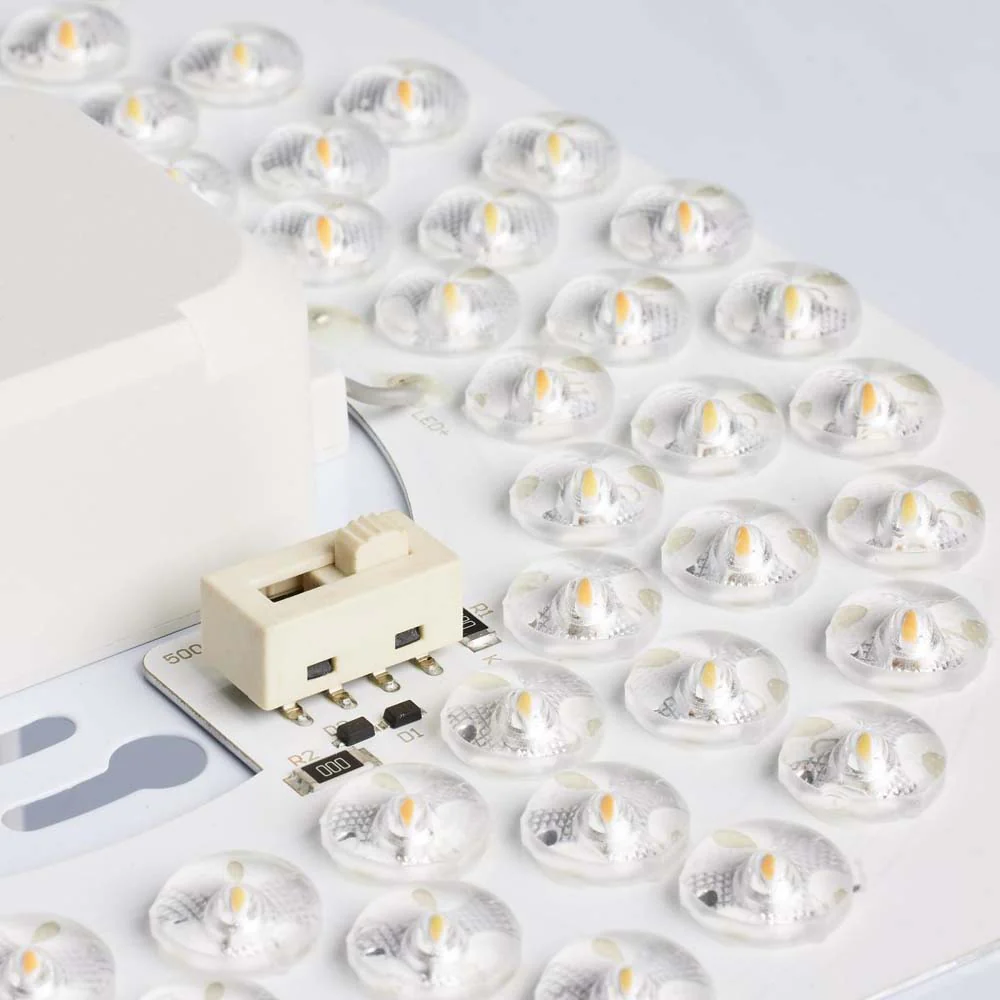 32w 19-in CCT Selectable Round White Acrylic LED Flush Mounted Fixture - Image 6