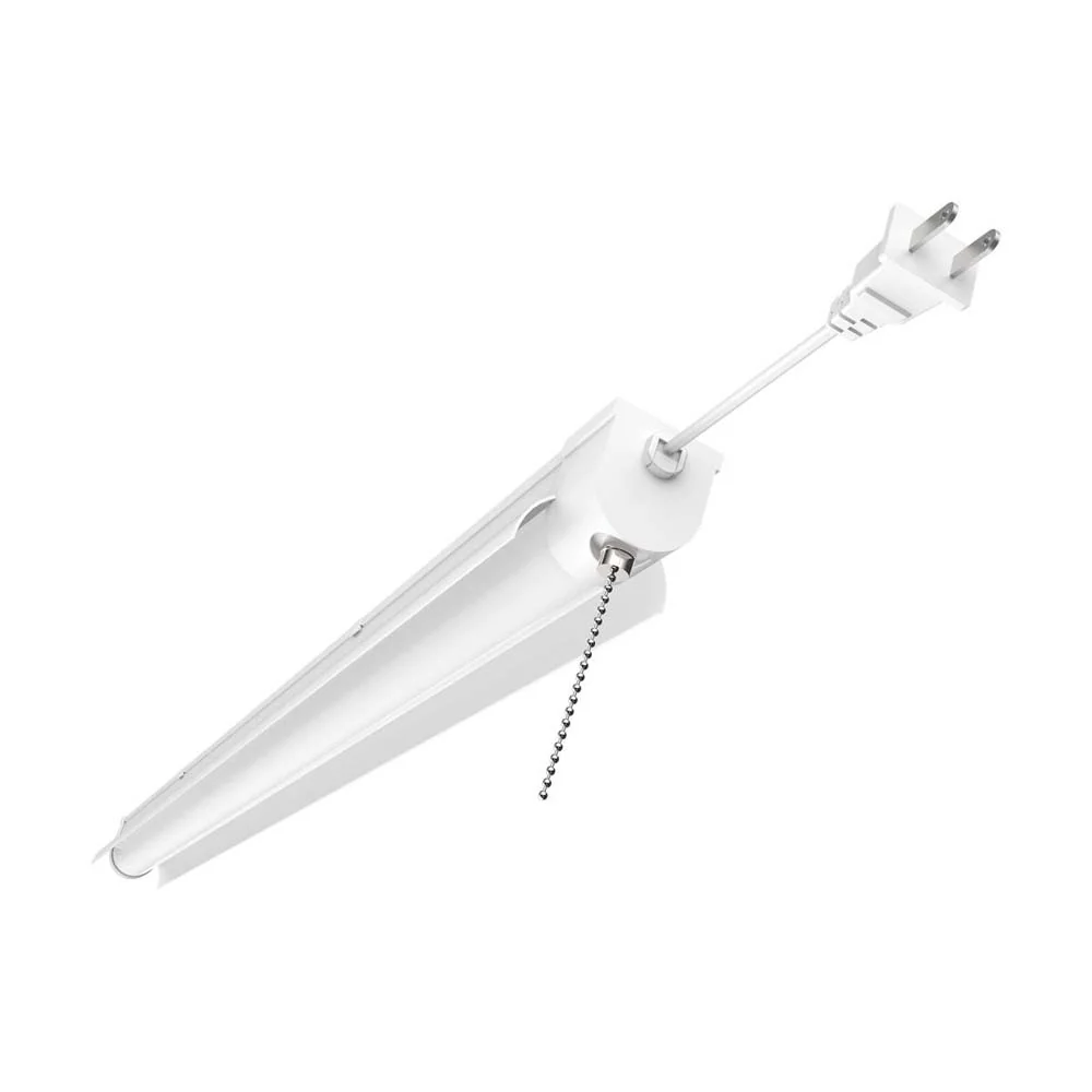 34w 3-ft LED Shop Light w/ Pull Chain White Finish 4000K