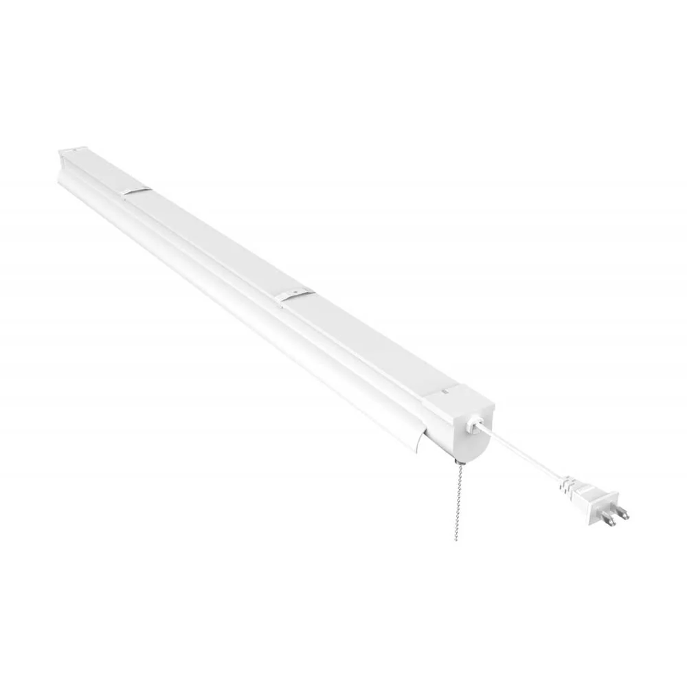 34w 3-ft LED Shop Light w/ Pull Chain White Finish 4000K - Image 2