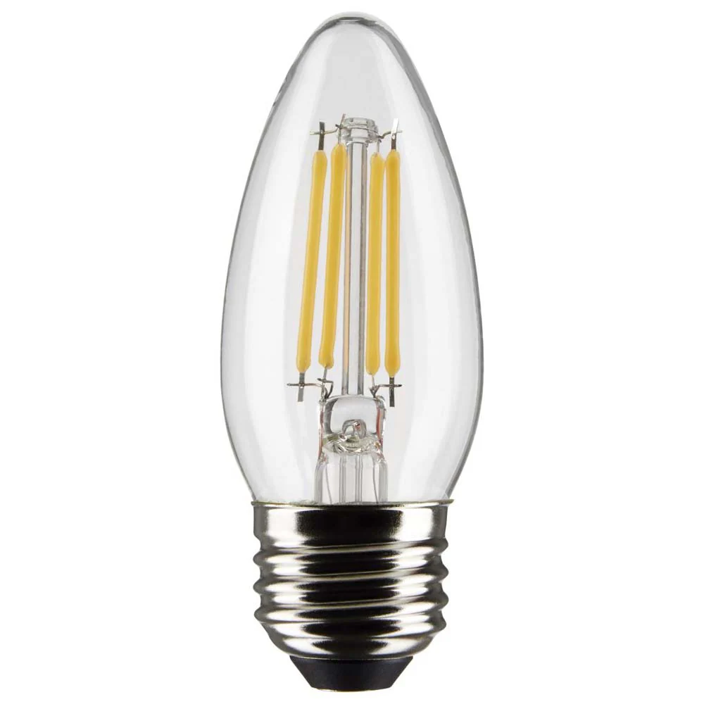 3Pk - Satco 4w B11 LED 2700K Medium Base Dimmable - 40w equiv - Image 2