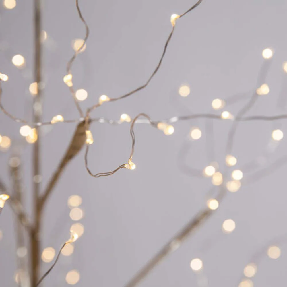 4-ft. Gold Fairy Light Tree, Warm White LED - Image 5