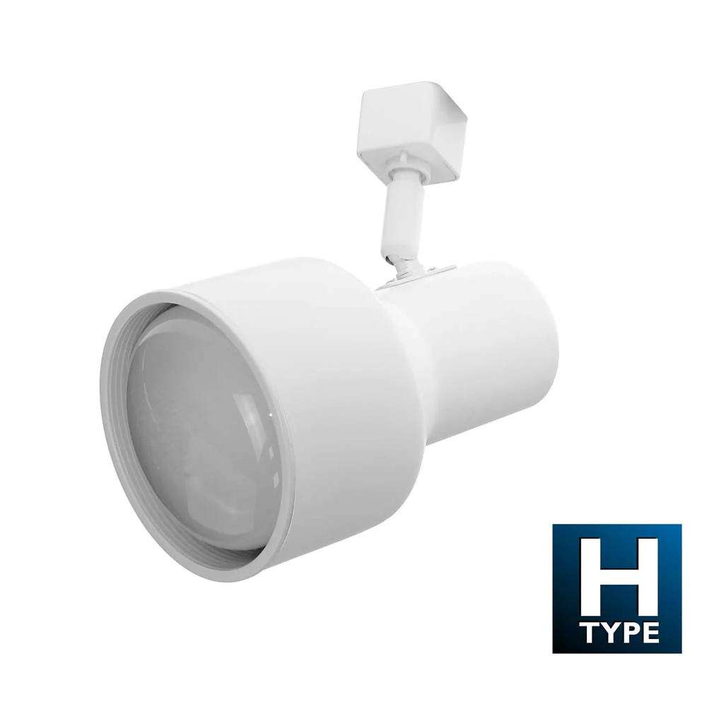 4 Ft. White 3-Light Baffle 75W Track Lighting Kit Complete - Image 5