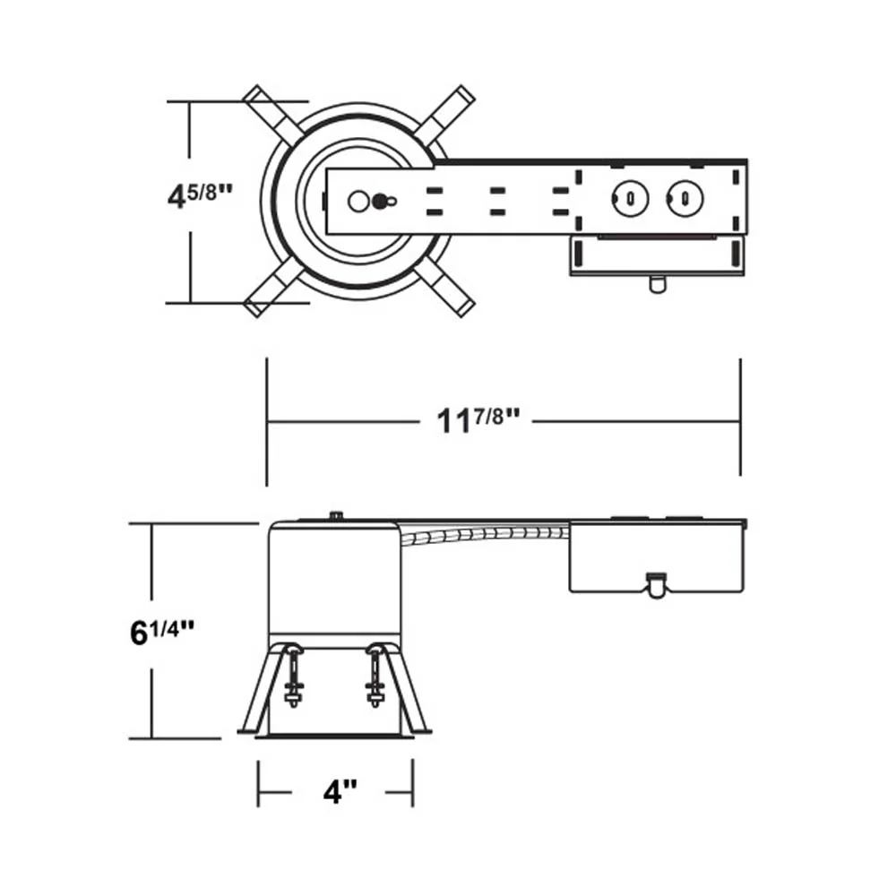 4 in. IC-Rated and Airtight Remodel Housing - Image 2