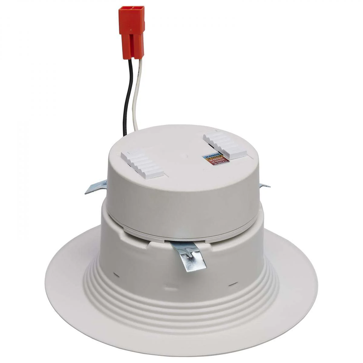 4-in LED Retrofit Downlight Wattage Lumens & CCT Selectable Round White Finish - Image 2