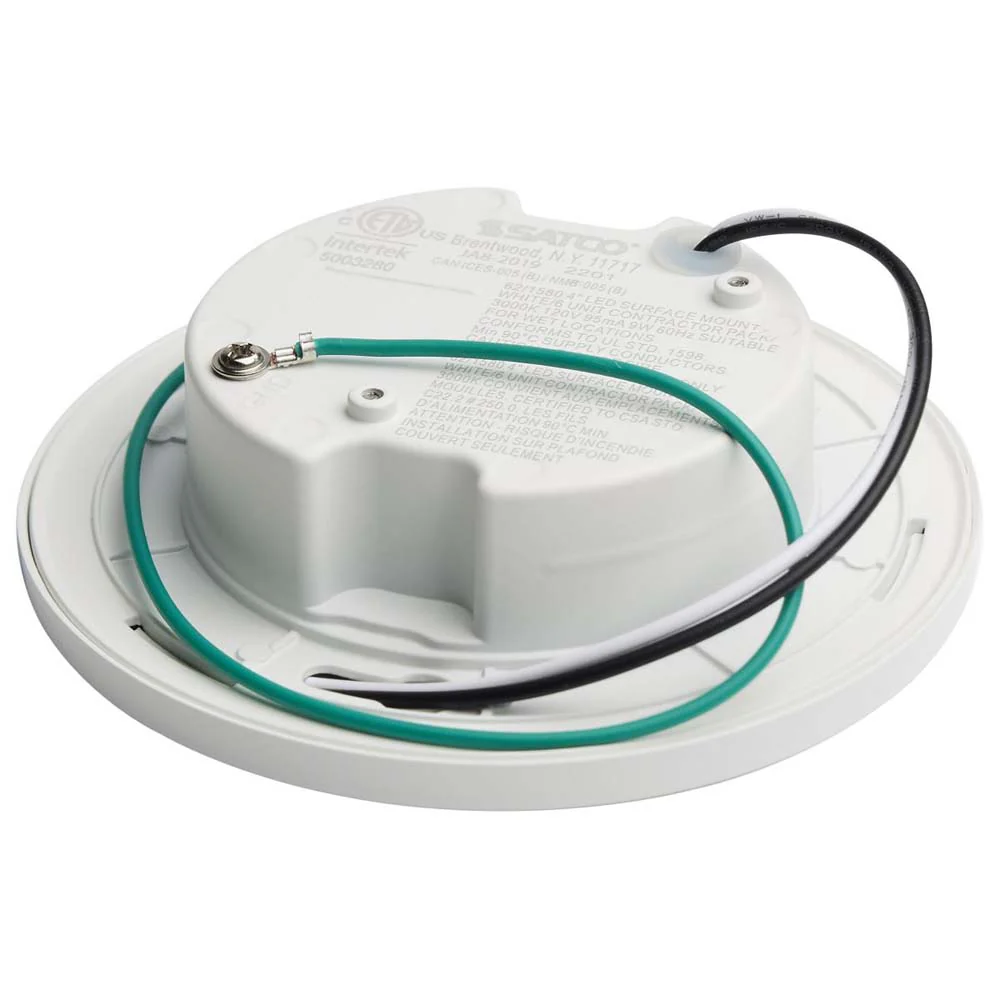 4-in LED Surface Mount Fixture 3000K 6 Unit Contractor Pack White - Image 6