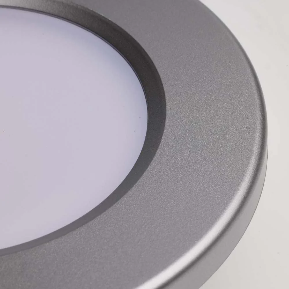 4-in LED Surface Mount Fixture CCT Selectable 3K/4K/5K Brushed Nickel - Image 6