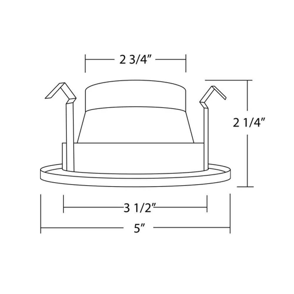 4 in. White Specular Recessed Reflector Trim - Image 2
